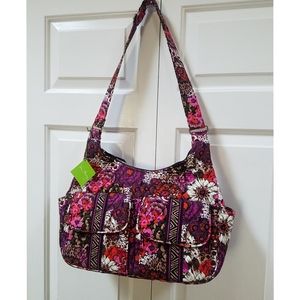 VERA BRADLEY Cargo Sling bag in Rosewood